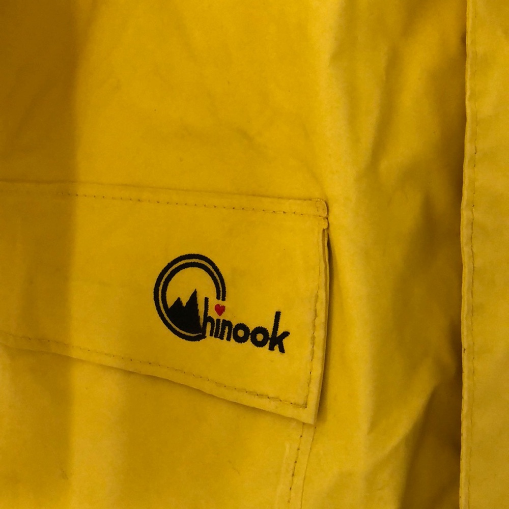 Chinook Youth Large Rain Jacket, Yellow